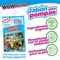 Soap bubble liquid WOWmazing 7,5 x 13,5 x 2 cm (20 Units)