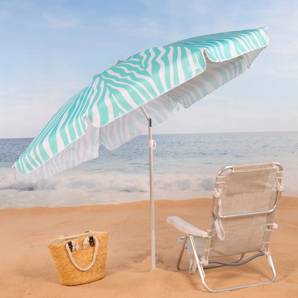 Beach parasol Aktive Blue 200 x 195 x 200 cm (6 Units)
