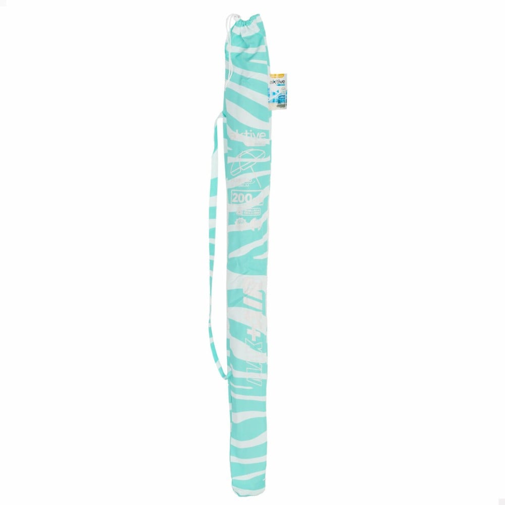 Beach parasol Aktive Blue 200 x 195 x 200 cm (6 Units)