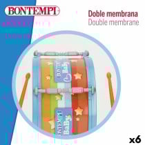 Trommel Bontempi 24 x 13 x 24 cm (6 Stück)