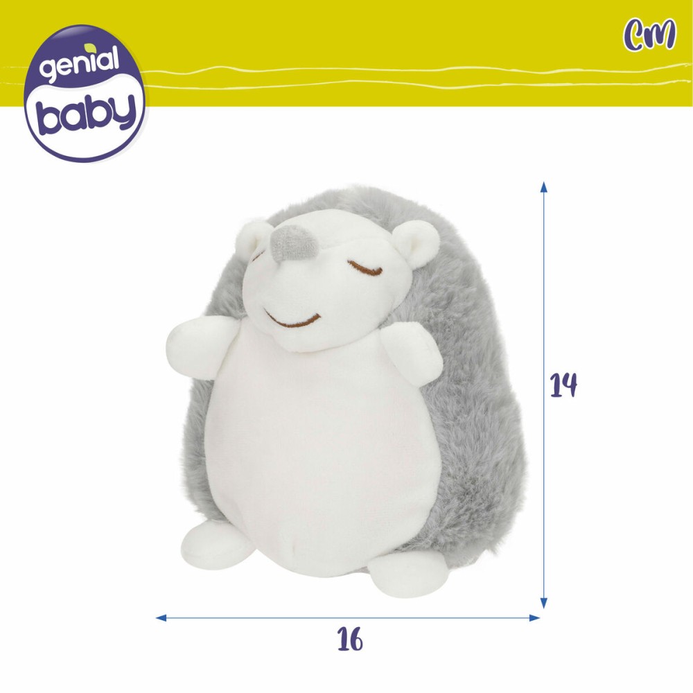 Peluche musicale Colorbaby Plastique 16 x 14 x 14 cm (6 Unités)