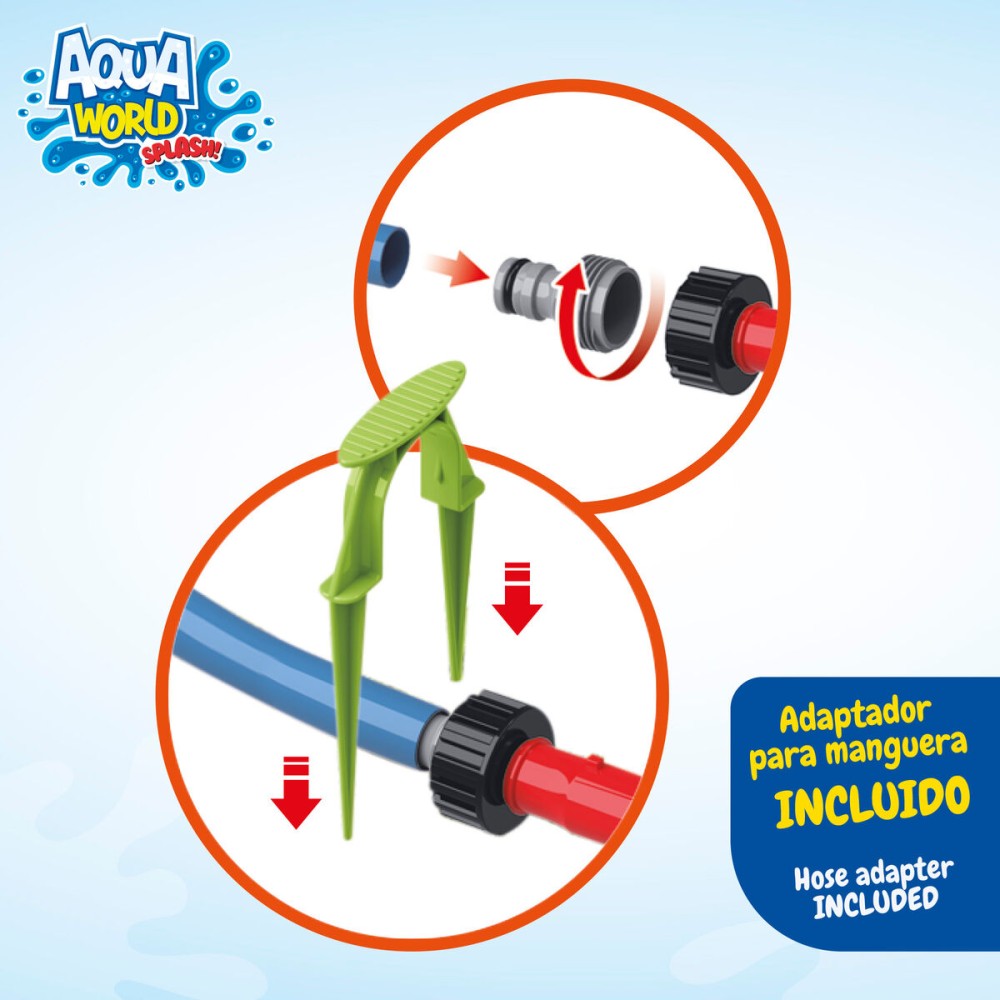 Water Sprinkler and Sprayer Toy Colorbaby Plastic 25 x 16 x 9 cm