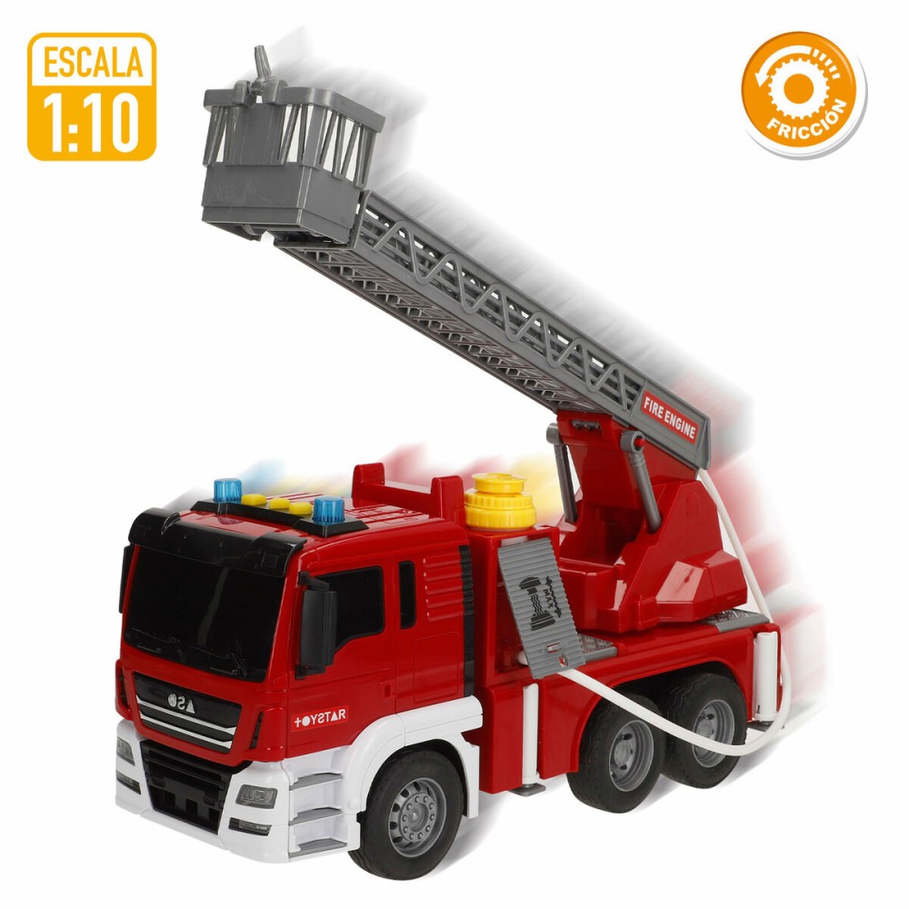 Feuerwehrauto mit Licht und Sound Speed & Go 34 x 25 x 12 cm (4 Stück)