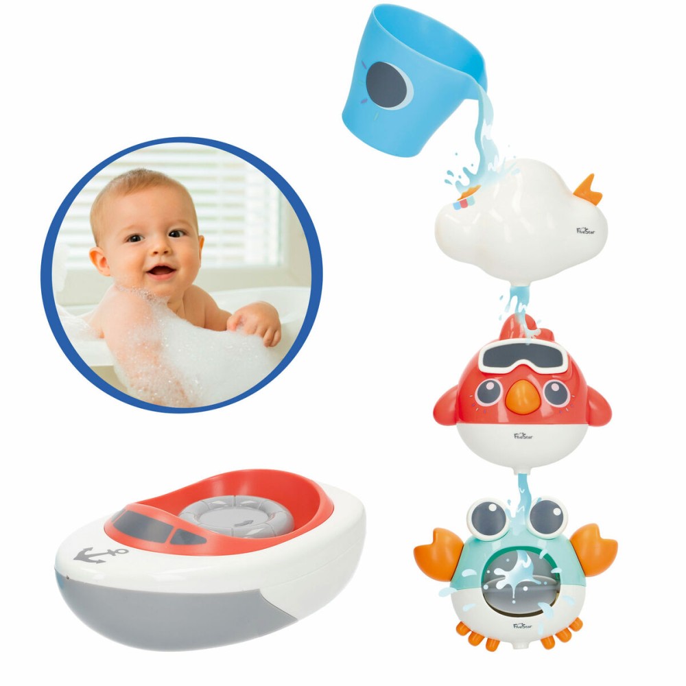 Jouet Pour le Bain Colorbaby 16 x 6,5 x 9 cm 6 Unités