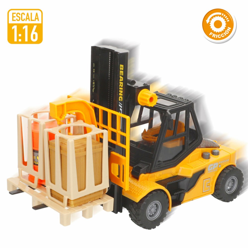 Véhicules de Chantier Colorbaby Lumière Son 26 x 14 x 10 cm (6 Unités)