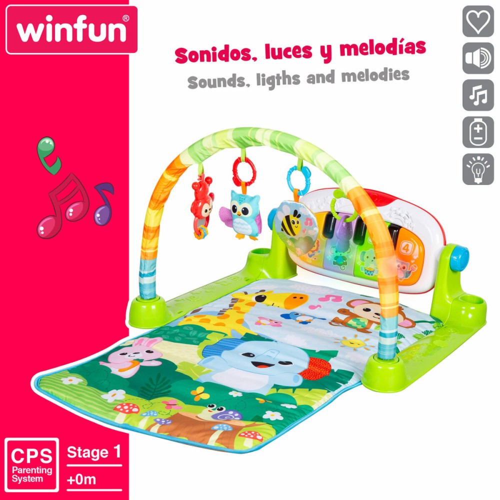 Tapis de jeu Winfun Tissu Plastique 63 x 43 x 91 cm (2 Unités)