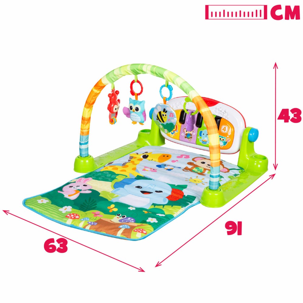 Tapis de jeu Winfun Tissu Plastique 63 x 43 x 91 cm (2 Unités)