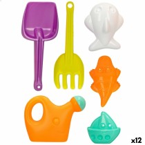 Strandspielzeuge-Set Colorbaby 6 Stücke 27 cm (12 Stück)