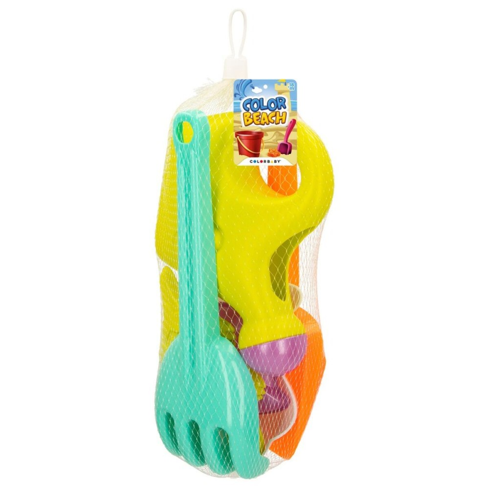 Strandspielzeuge-Set Colorbaby 6 Stücke 27 cm (12 Stück)