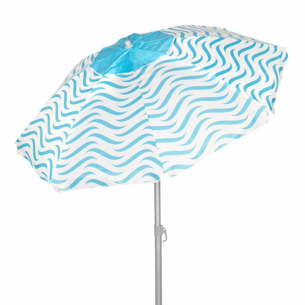 Beach parasol Aktive Blue Ø 200 cm 200 x 190 x 200 cm (6 Units)