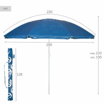 Sonnenschirm Aktive Blau 220 x 210 x 220 cm (6 Stück)