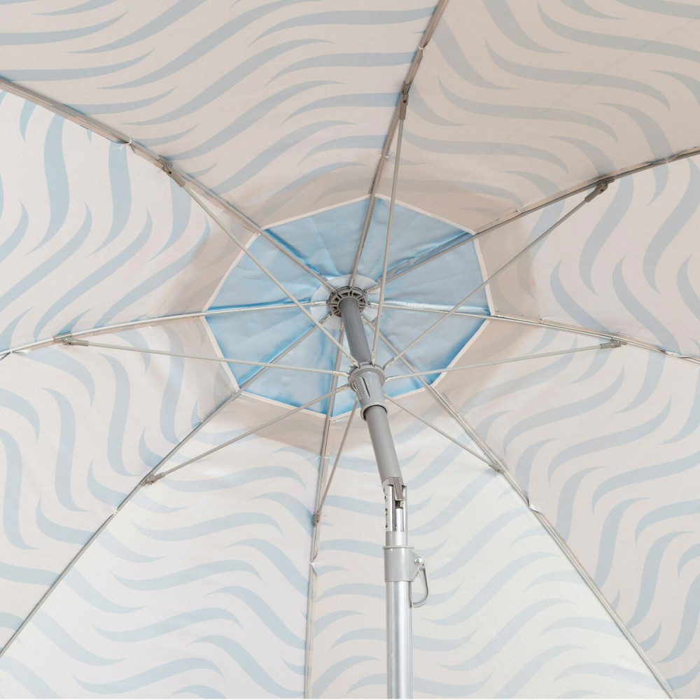 Beach parasol Aktive Blue Ø 200 cm 200 x 190 x 200 cm (6 Units)