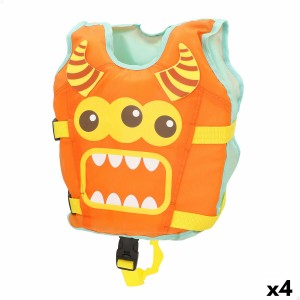 Lifejacket AquaSport 34 x 37 x 7 cm Orange (4 Units)