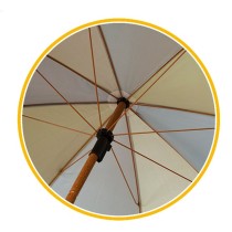Beach parasol Aktive Multicolour 180 x 187 x 180 cm (4 Units)