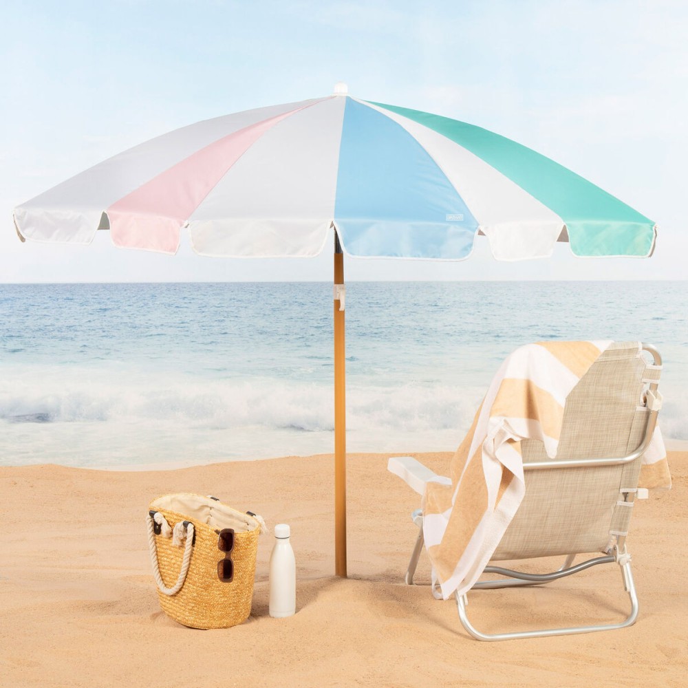Beach parasol Aktive Ø 200 cm 20 x 185 x 20 cm (6 Units)