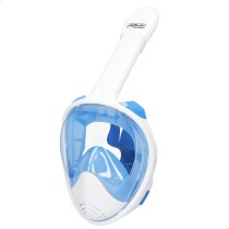 Schnorchelmaske mit Halterung für Sportkamera AquaSport Blau Weiß (4 Stück)