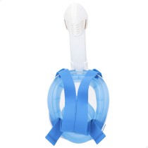 Schnorchelmaske mit Halterung für Sportkamera AquaSport Blau Weiß (4 Stück)