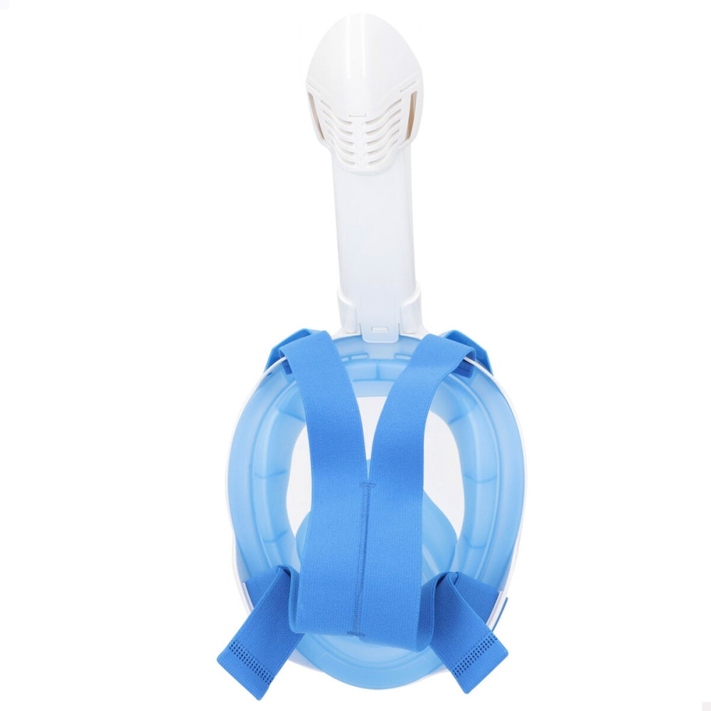 Schnorchelmaske mit Halterung für Sportkamera AquaSport Blau Weiß (4 Stück)