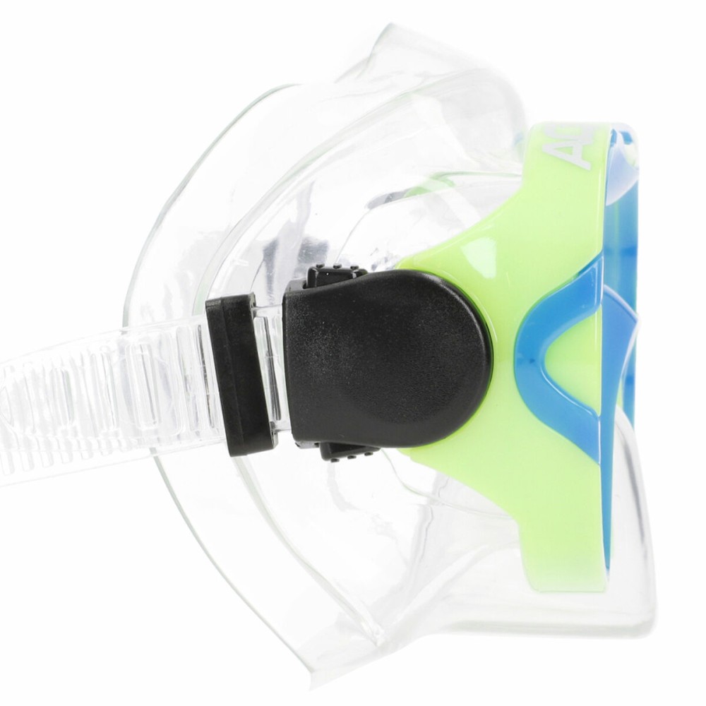 Snorkel Goggles and Tube AquaSport Blue Pink (6 Units)