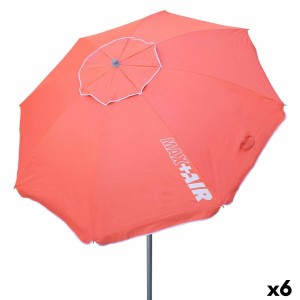 Sonnenschirm Aktive Koralle Ø 200 cm 200 x 200 x 200 cm 200 x 198 x 200 cm UV50 (6 Stück)