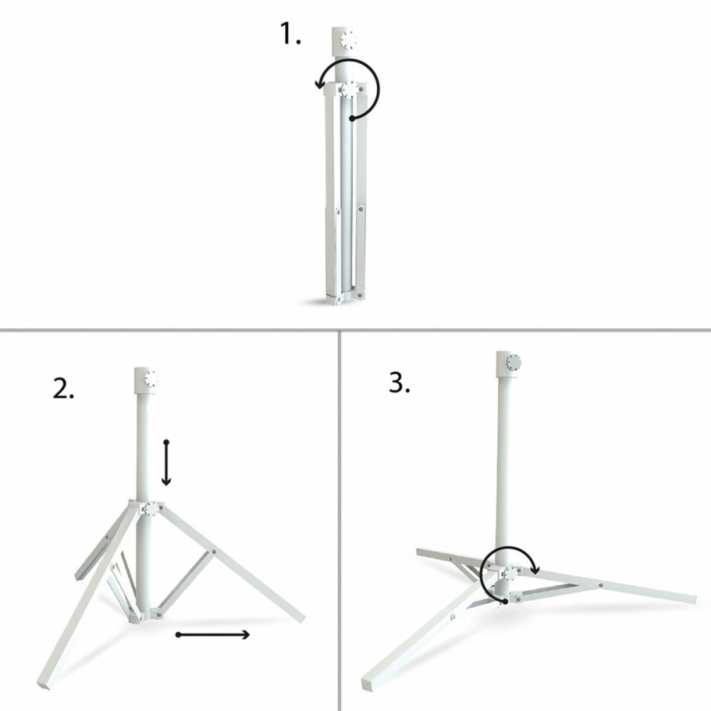Base for beach umbrella Aktive 78,5 x 58,5 x 78,5 cm 78 x 58 x 78 cm (4 Units)