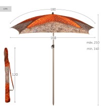 Umbrella Aktive 180 x 210 x 180 cm 180 x 215 x 180 cm (6 Units)