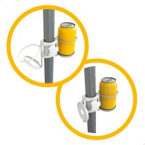 Beach Umbrella Cup Holder Aktive 23 x 12 x 8 cm (24 Units)