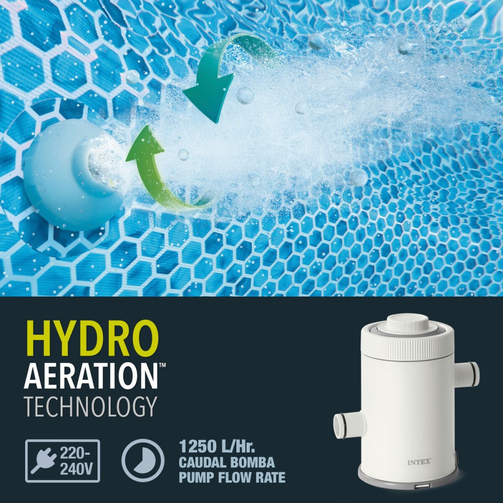 Aufbereitungsanlage für Schwimmbad Intex 1250 l/h 4 Stück