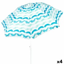 Sonnenschirm Aktive Silberfarben 200 x 200 x 200 cm (4 Stück)