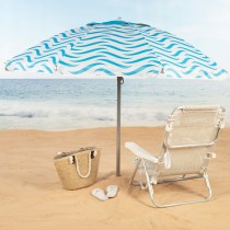 Sonnenschirm Aktive Blau Ø 220 cm 220 x 200 x 220 cm (6 Stück)