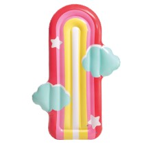 Luftmatratze Intex Regenbogen 183 x 132 cm Bunt (6 Stück)