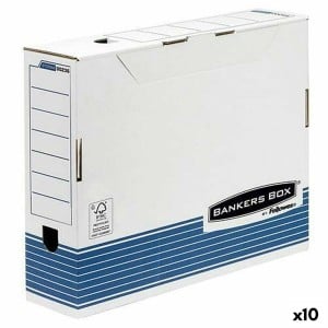 File Box Fellowes Blue White 10Units