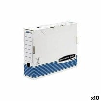 File Box Fellowes Blue White 10Units