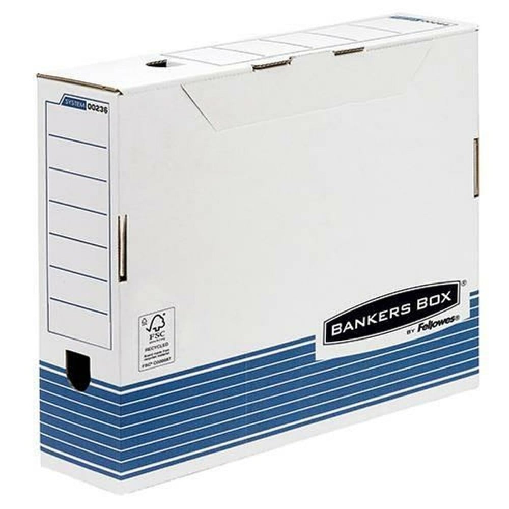 File Box Fellowes Blue White 10Units