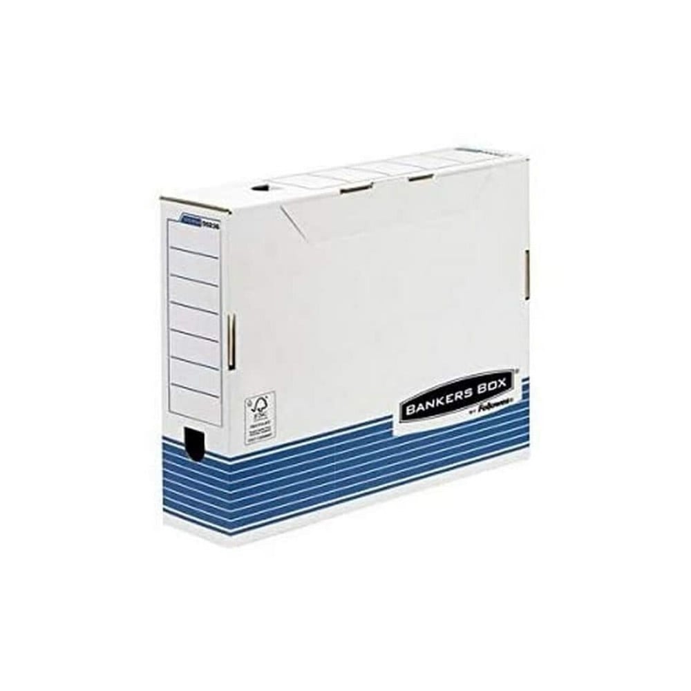 File Box Fellowes Blue White 10Units