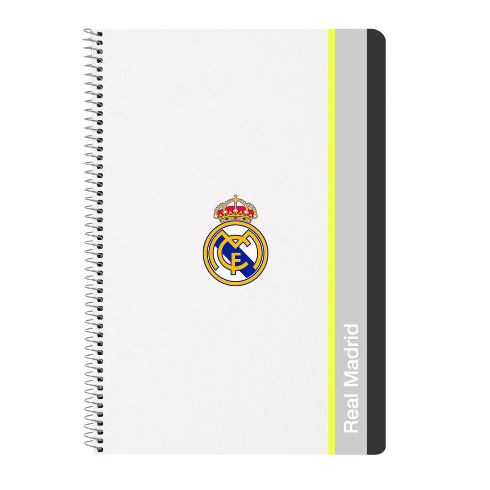 Notizbuch Real Madrid C.F. Weiß A4 80 Blatt