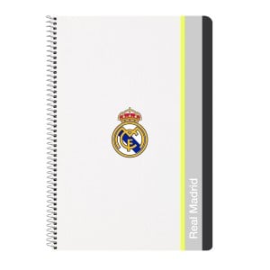 Notizbuch Real Madrid C.F. Weiß A4 80 Blatt