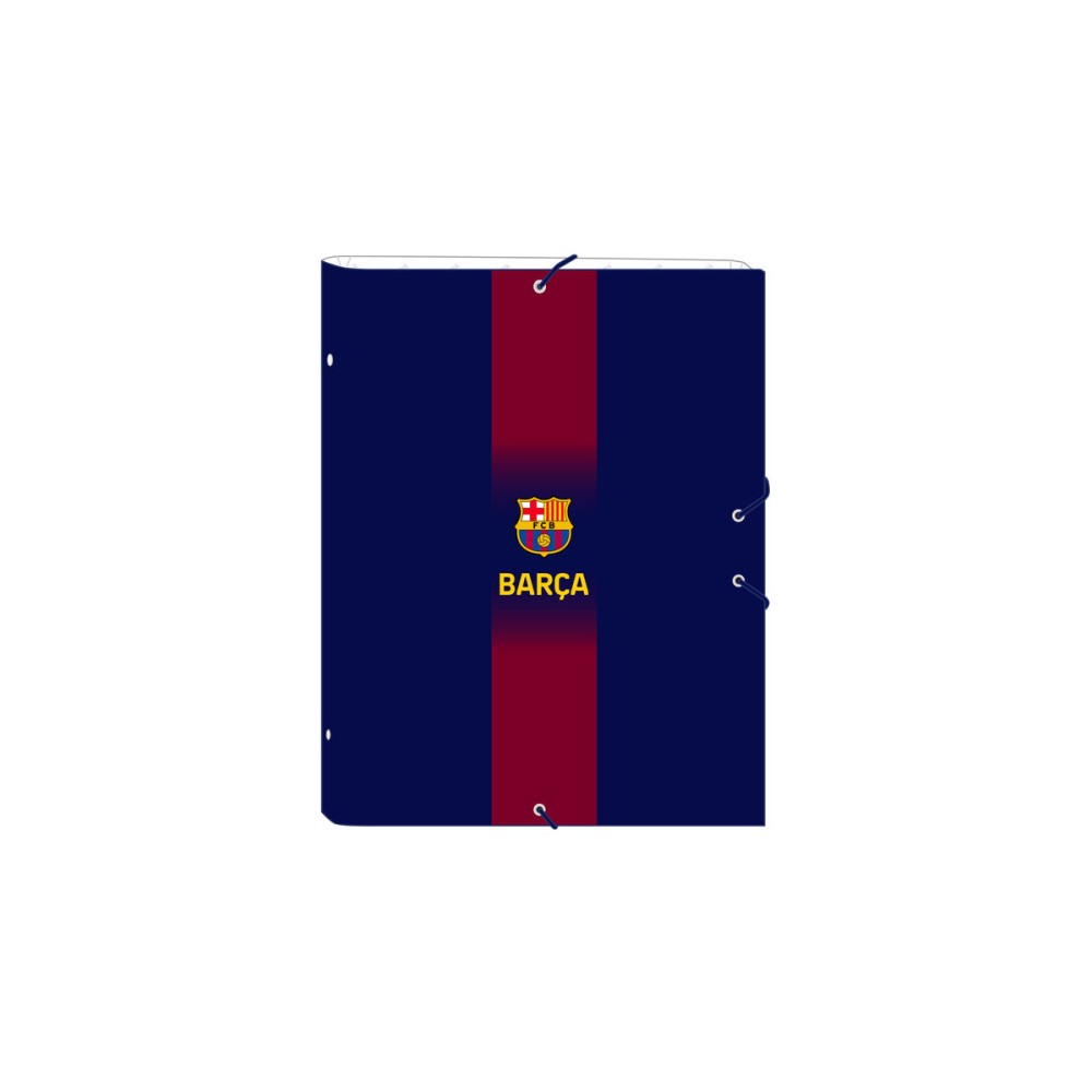 Reliure à anneaux F.C. Barcelona Bleu Bordeaux A4 26 x 33.5 x 4 cm