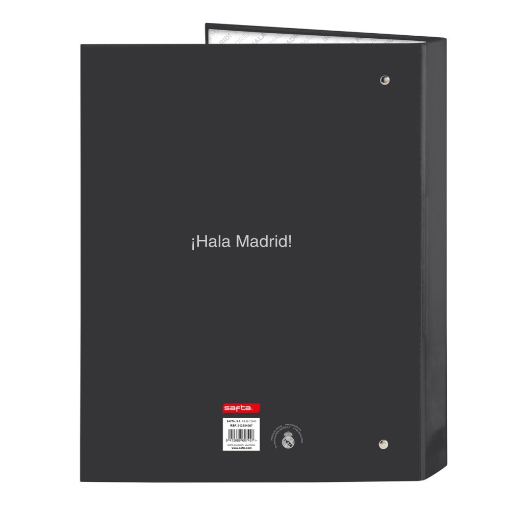 Ringbuch Real Madrid C.F. Weiß A4 26.5 x 33 x 4 cm