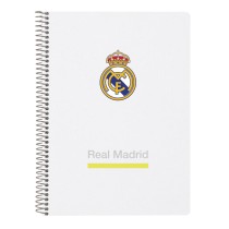 Notizbuch Real Madrid C.F. Weiß A5 80 Blatt
