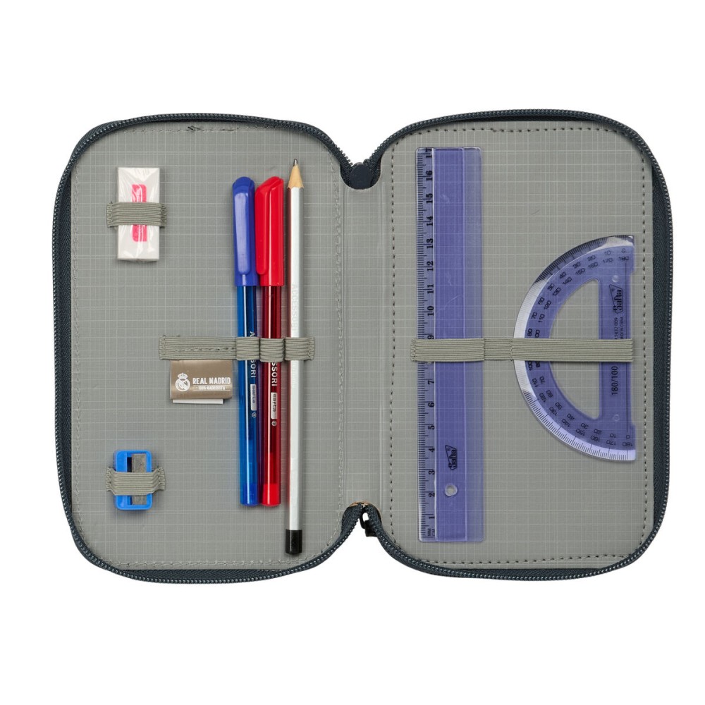 Allzwecktasche Real Madrid C.F. Weiß 12,5 x 19,5 x 5,5 cm 37 Stücke