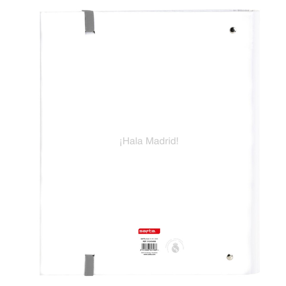 Ringbuch Real Madrid C.F. Weiß 27 x 32 x 3.5 cm