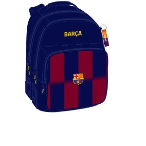 Schulrucksack F.C. Barcelona Blau Granatrot 32 x 42 x 15 cm