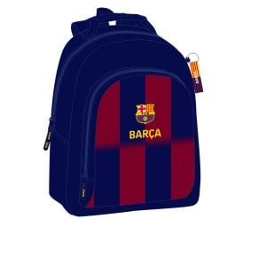 Schulrucksack F.C. Barcelona Blau Granatrot 32 x 42 x 15 cm