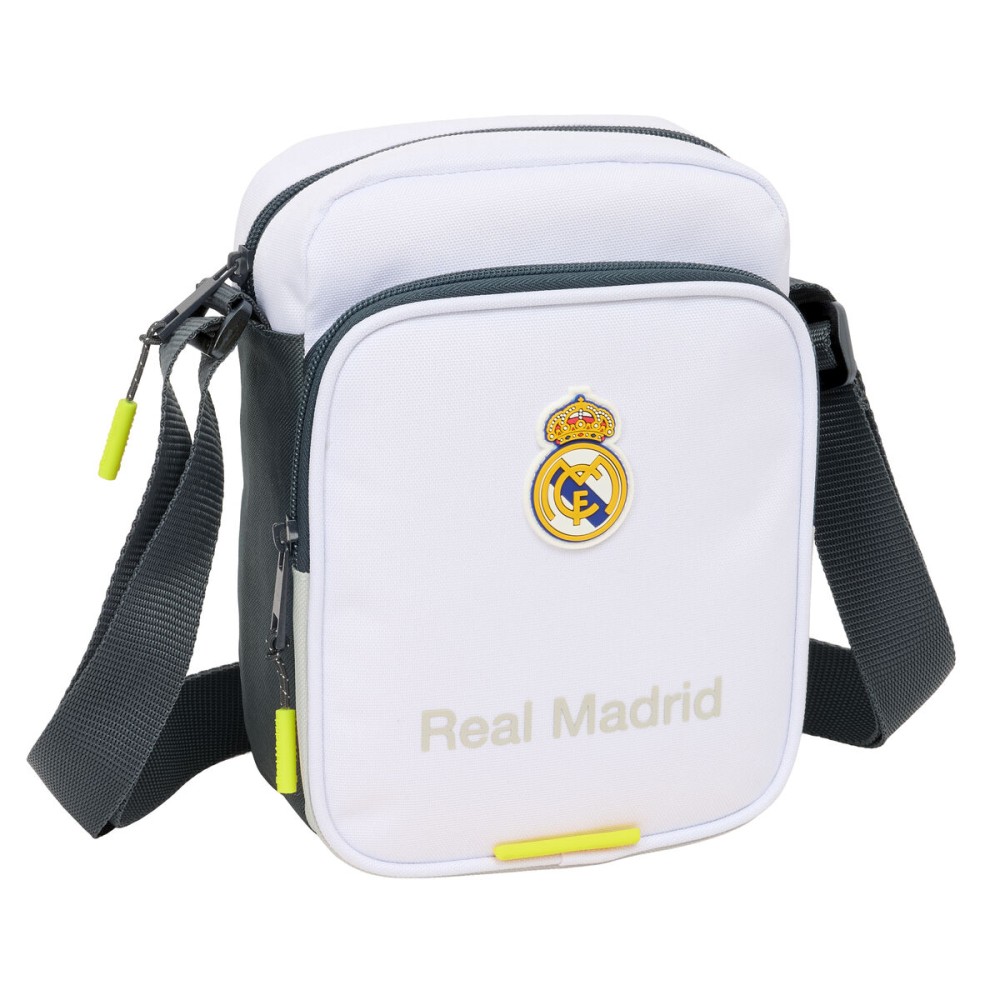 Umhängetasche Real Madrid C.F. Weiß 16 x 22 x 6 cm