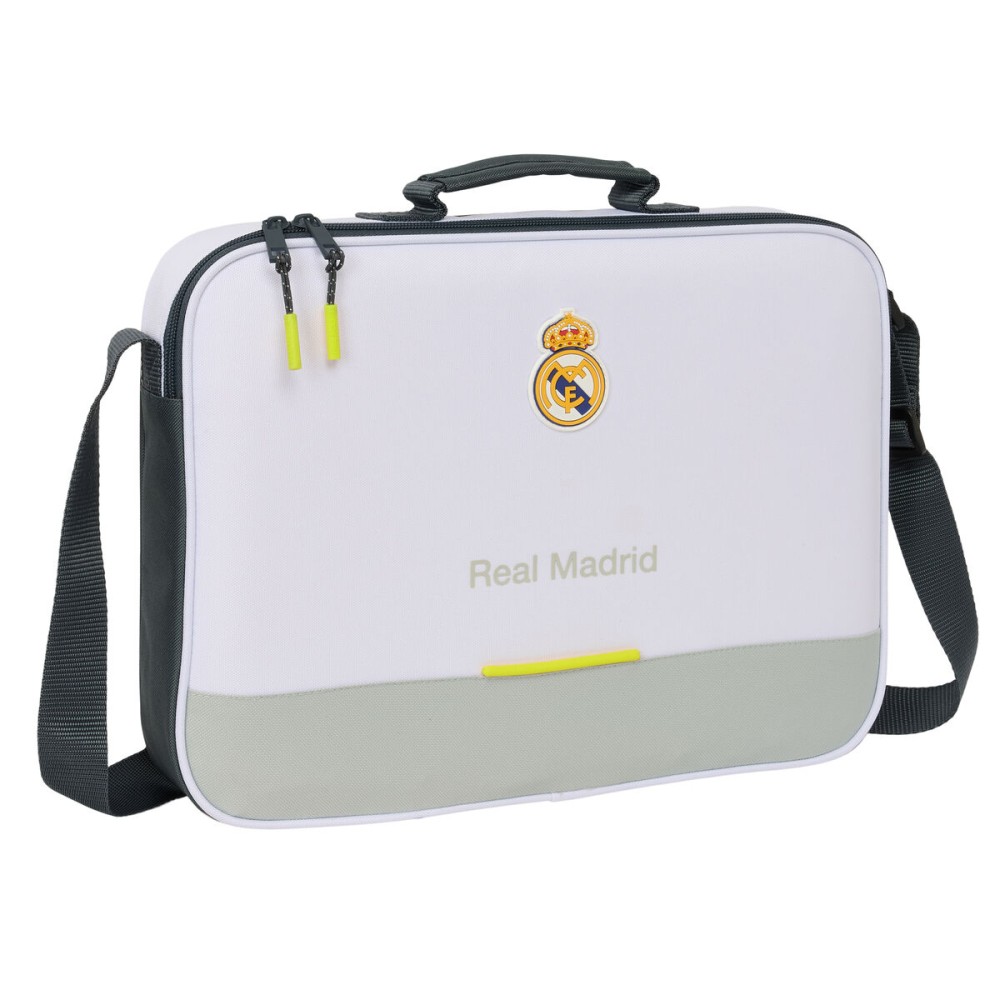 Schulrucksack Real Madrid C.F. Weiß 38 x 28 x 6 cm