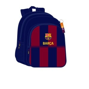 Schulrucksack F.C. Barcelona Blau Granatrot 32 x 38 x 12 cm
