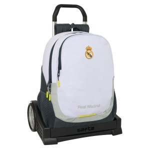 Schulrucksack Real Madrid C.F. Weiß 32 x 44 x 16 cm