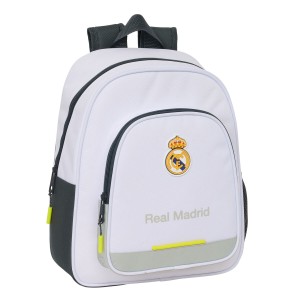 Schulrucksack Real Madrid C.F. Weiß 28 x 34 x 10 cm