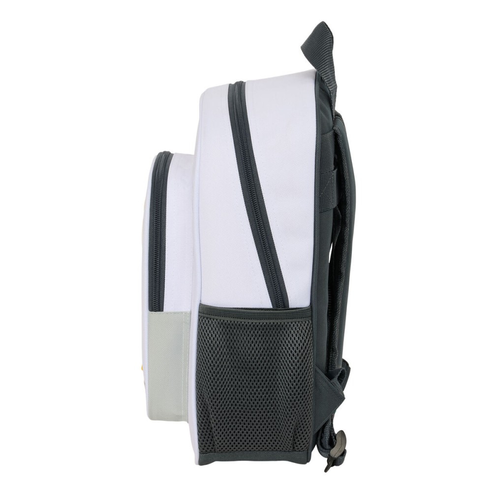 Schulrucksack Real Madrid C.F. Weiß 28 x 34 x 10 cm